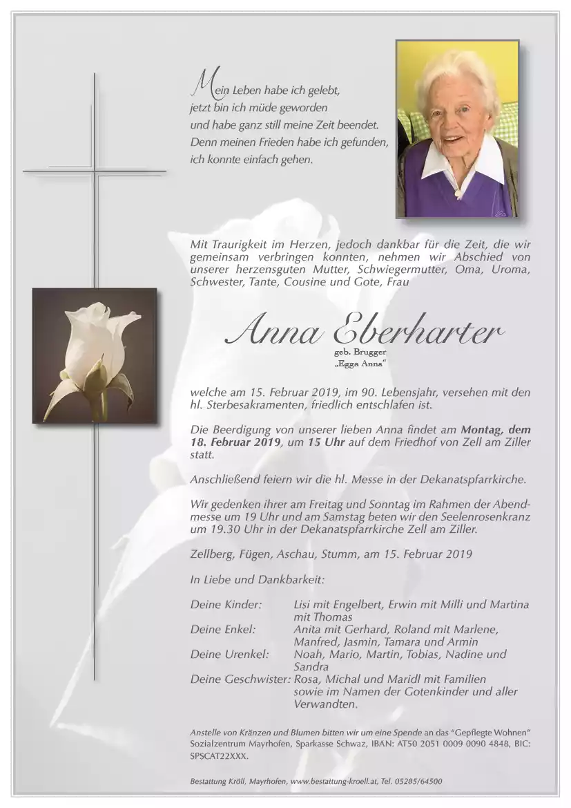 Parte von Anna Eberharter